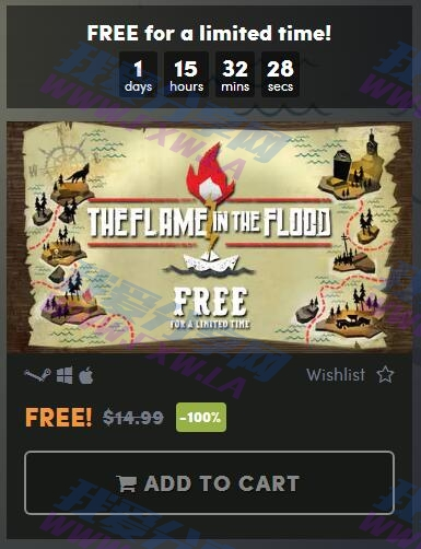 HB限时领steam游戏The Flame in the Flood