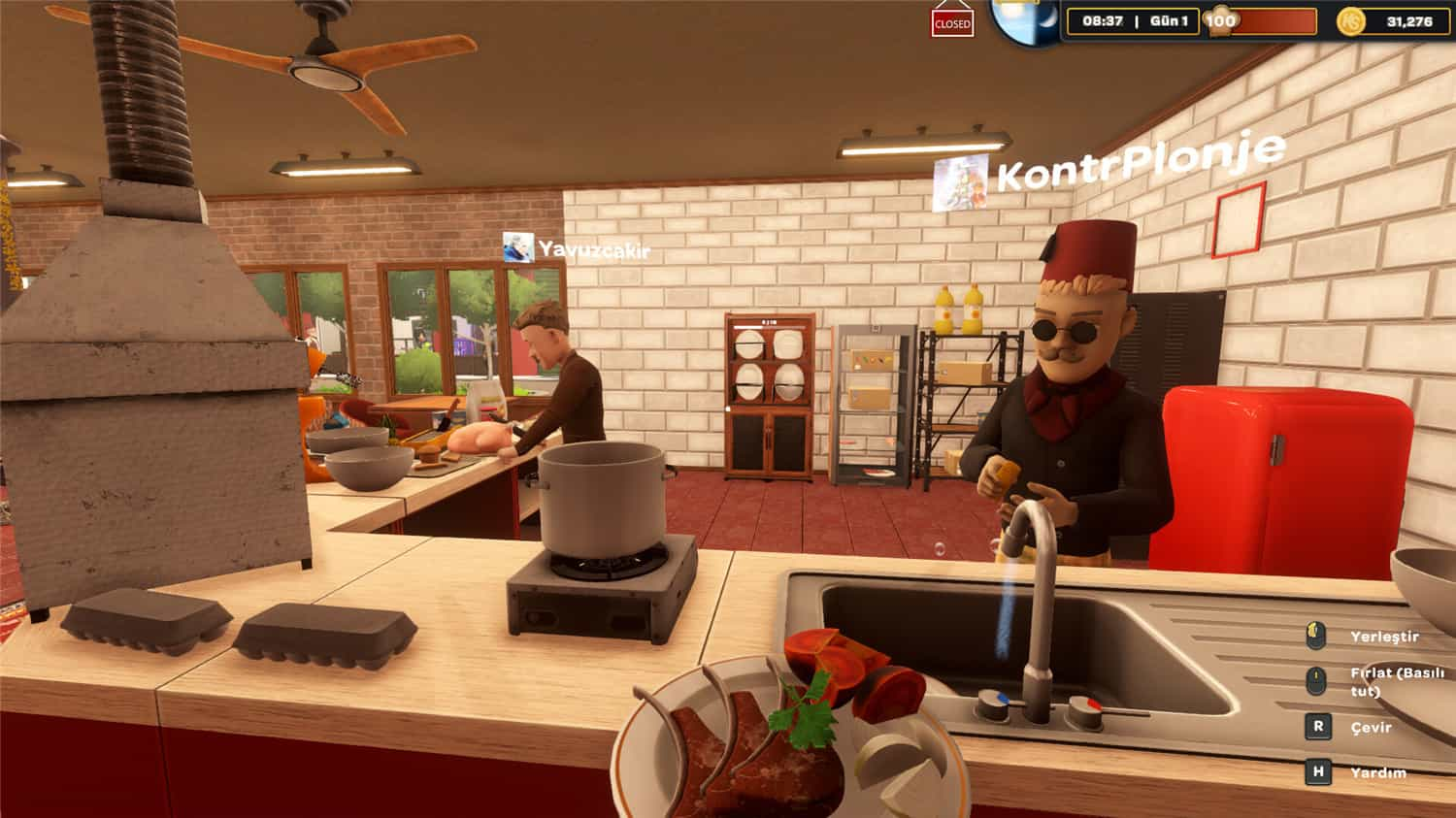 烤肉串模拟器/Kebab Chefs! - Restaurant Simulator/支持网络联机-1