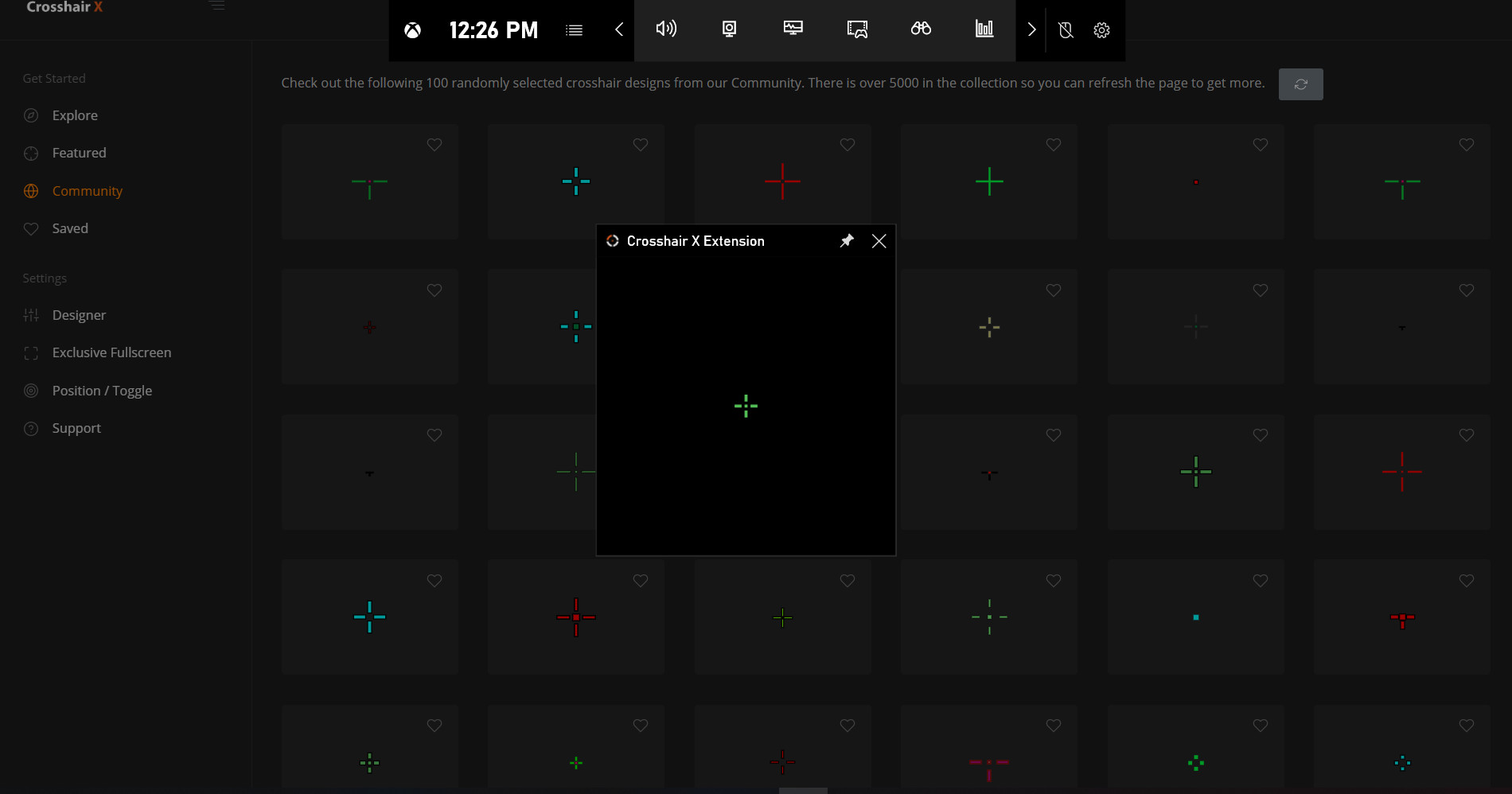 十字线X/Crosshair X-1