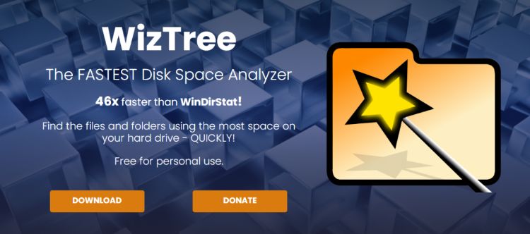 WizTree磁盘空间分析工具